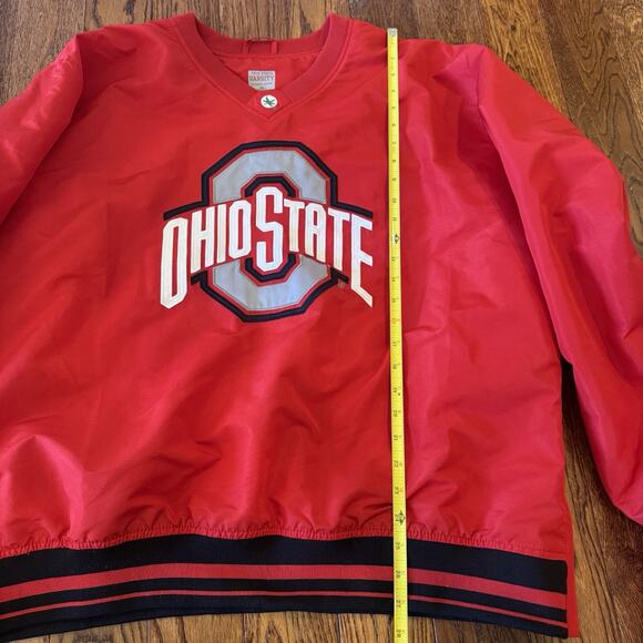 VTG Ohio State Buckeyes Varsity Authentic Apparel XXL NCAA Pullover Jacket Shirt - Picture 6 of 9